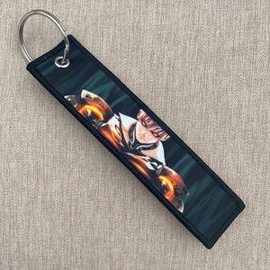 NEW One Punch Man Genos Jet Tag Keychain